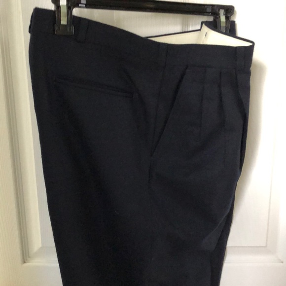 Men’s wool blend navy dress slacks - New - Picture 4 of 4